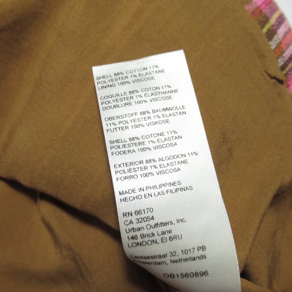 Anthropologie Maeve Button-Front Mini Skirt Pink Plaid - Medium - Picture 8 of 12